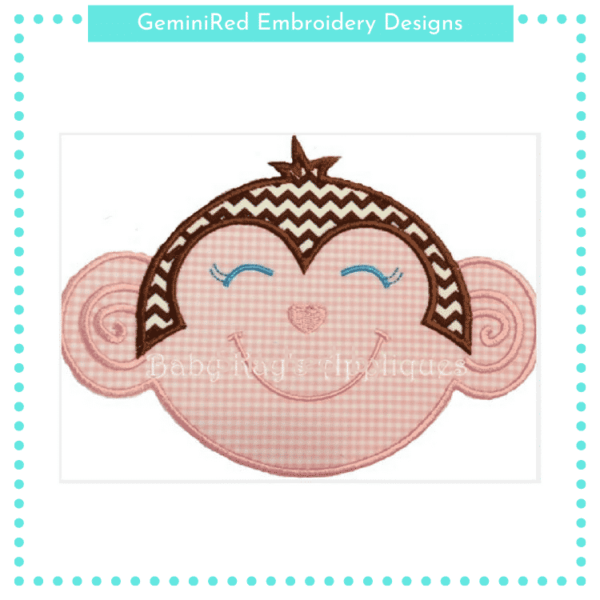 Monkey Girl Face {Three Sizes} - Image 2