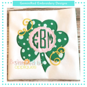 Monogram Clover {Four Sizes}