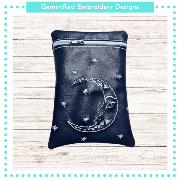 Moon Face Zipper Bag {Three Sizes} - Image 3