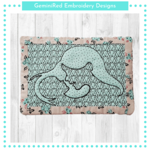 Mother & Child Mug Rug {5x7}
