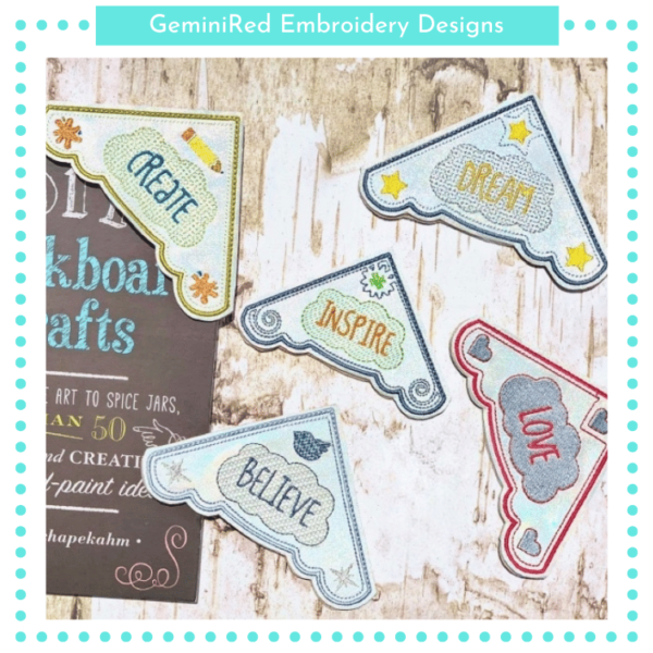 Motivational Corner Bookmark Set {4x4}