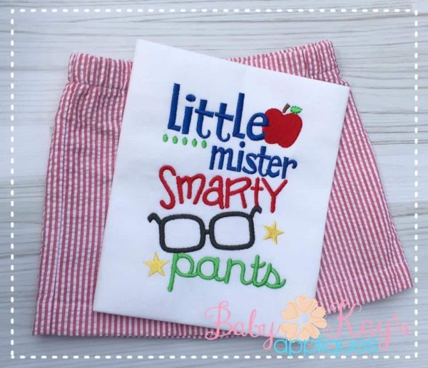 Little Mister Smarty Pants {Three Sizes}