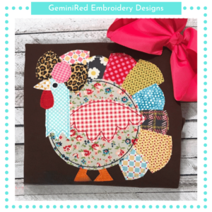 Mrs. Turkey {Four Sizes}