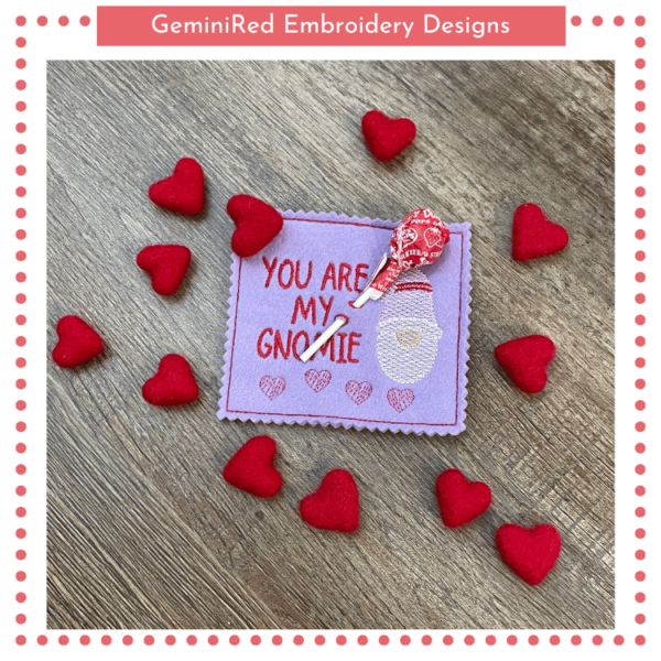 You are my Gnomie Lollipop Holder {4x4} - Image 2