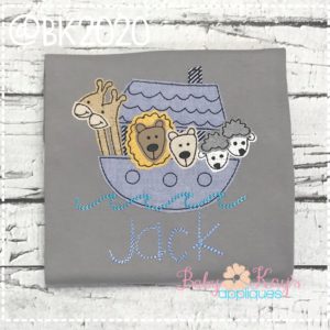 Noah's Ark with and without Butterflies {Four Sizes}