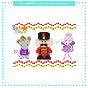 Nutcracker Ballet Faux Smock {Three Sizes}