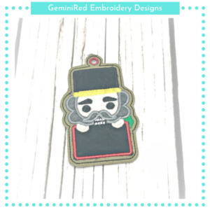 Nutcracker Gift Tag Ornament {5x7}