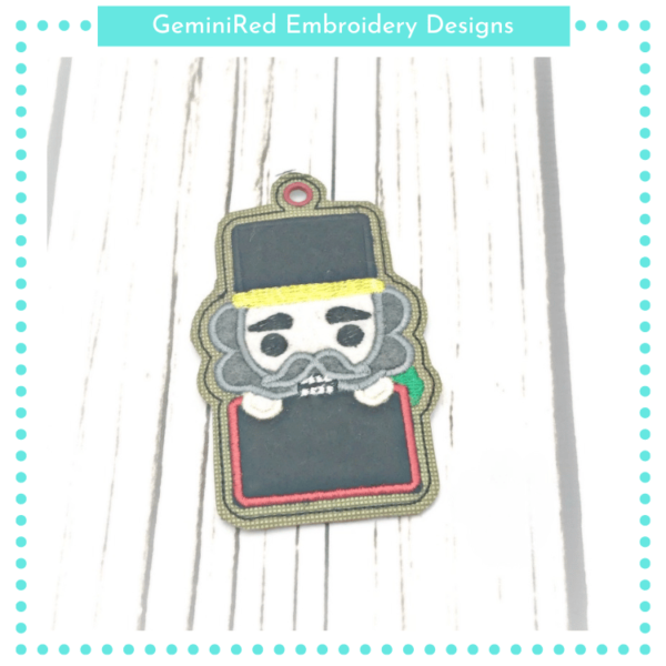 Nutcracker Gift Tag Ornament {5x7}