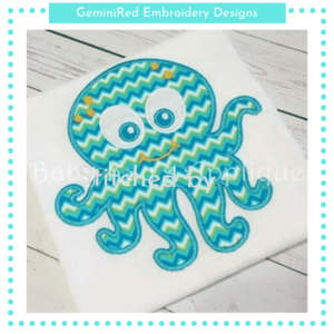 Octopus Appliqué {Four Sizes}