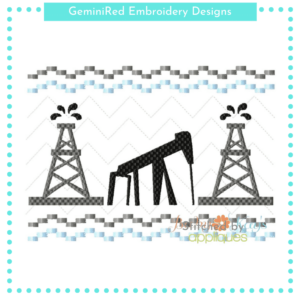 Oil Field Faux Smock {Three Sizes}