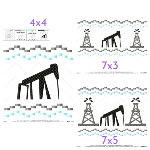 Oil Field Faux Smock {Three Sizes} - Image 3