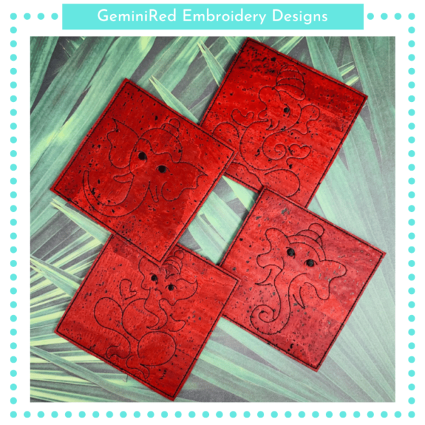 Orient Ellie Coaster Set {Four Designs}