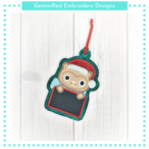 Owl Gift Tag Ornament {5x7}