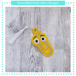 Paper Clip Bookmark {4x4}