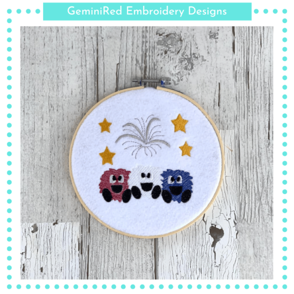 Patriotic Dots {Two Sizes}
