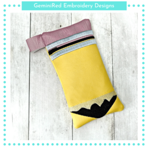 Pencil Zipper Bag {Two Sizes}