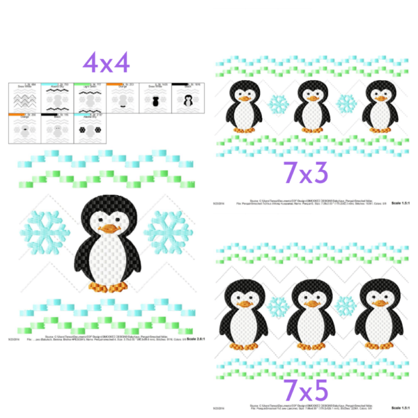 Penguin Boy Faux Smock {Three Sizes} - Image 2
