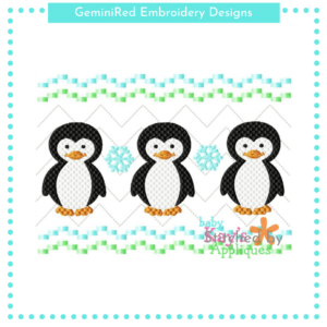 Penguin Boy Faux Smock {Three Sizes}
