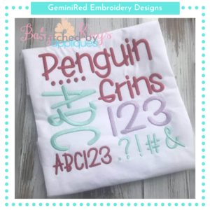 Penguin Grins Font {Four Sizes}