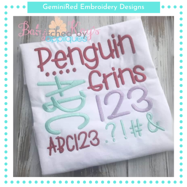 Penguin Grins Font {Four Sizes}