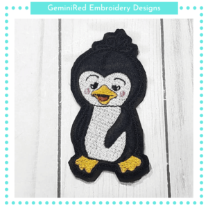 Penguin Play Animal Feltie {4x4}