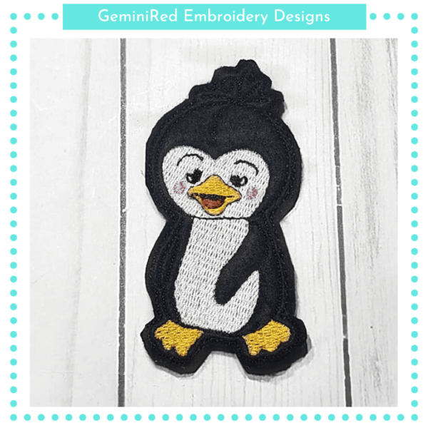 Penguin Play Animal Feltie {4x4}