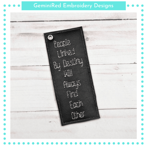 People Linked Bookmark {5x7}