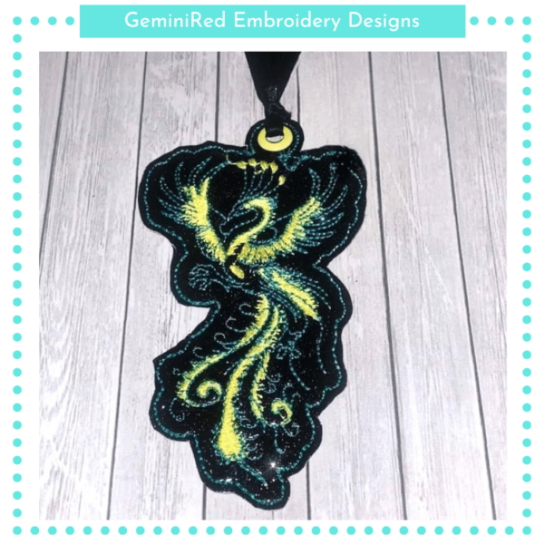 Phoenix Fire Bookmark {4x4}
