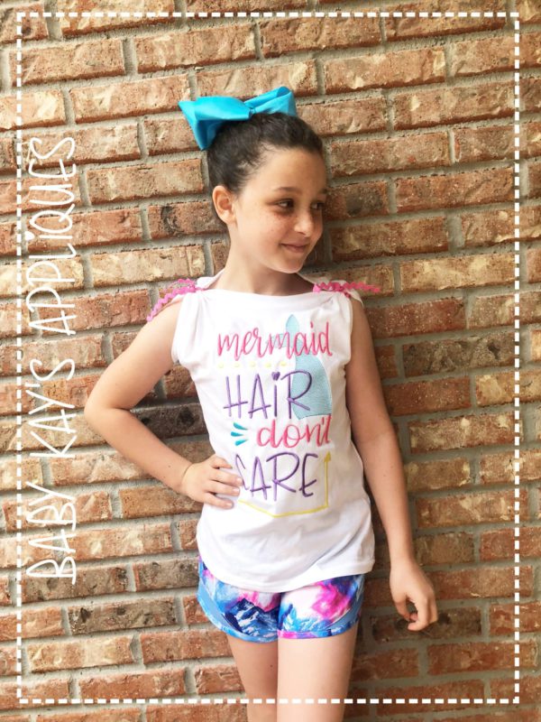 Mermaid Hair Don't Care {Three Sizes} - Image 2
