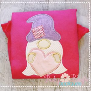 Gnome Holding Heart {Four Sizes}