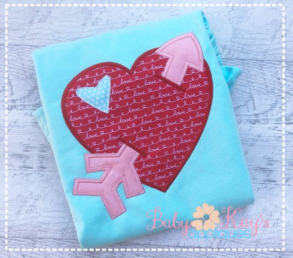 Heart with Arrow {Four Sizes}