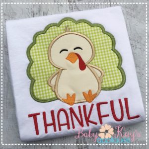 Thankful Turkey Boy {Four Sizes}