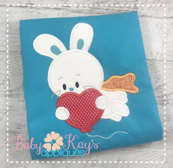 Super Bunny with Heart {Four Sizes}