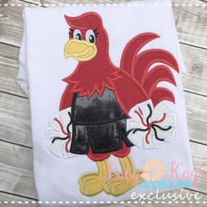Gamecock Cheerleader Mascot {Three Sizes}