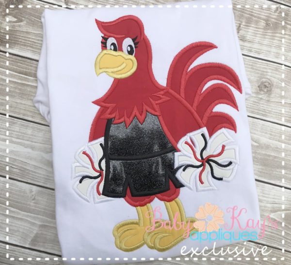 Gamecock Cheerleader Mascot {Three Sizes}