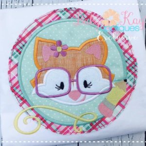 Fox Girl In Pencil Frame {Four Sizes}
