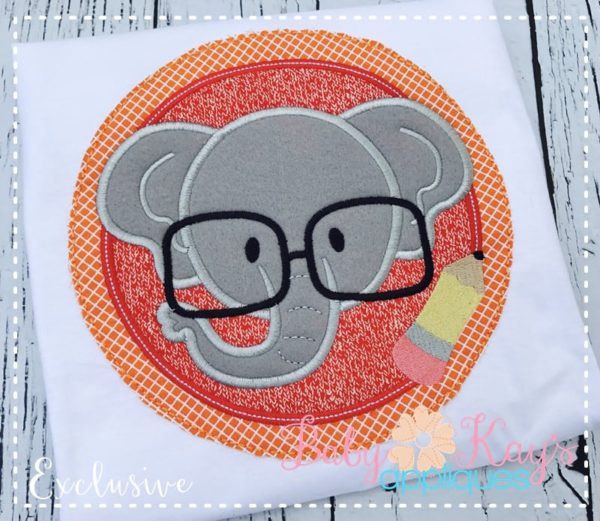 Elephant In Pencil Frame {Four Sizes}
