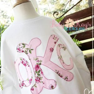 Robinne Appliqué Alpha {Six Sizes}
