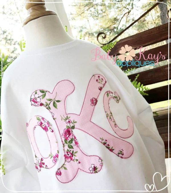Robinne Appliqué Alpha {Six Sizes}