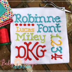 Robinne Font {Five Sizes}