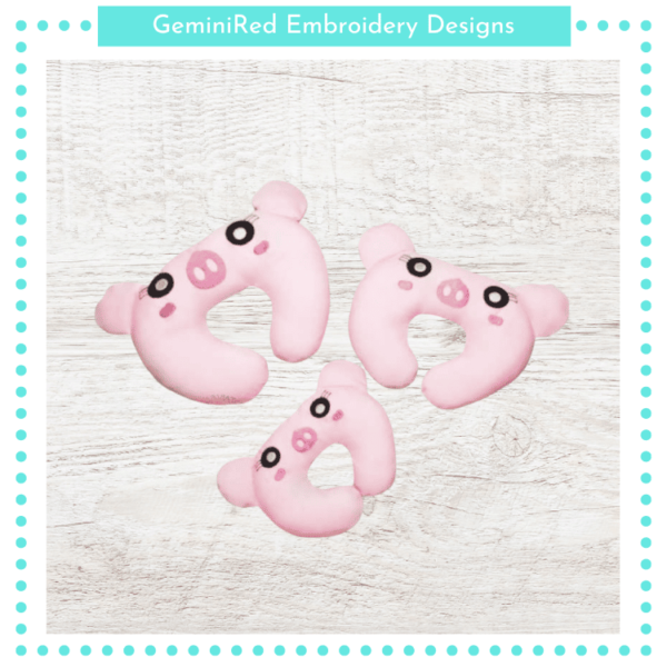 Pig Friend Pillow {Three Sizes}