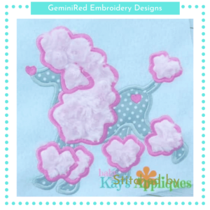 Pink Poodle {Four Sizes}