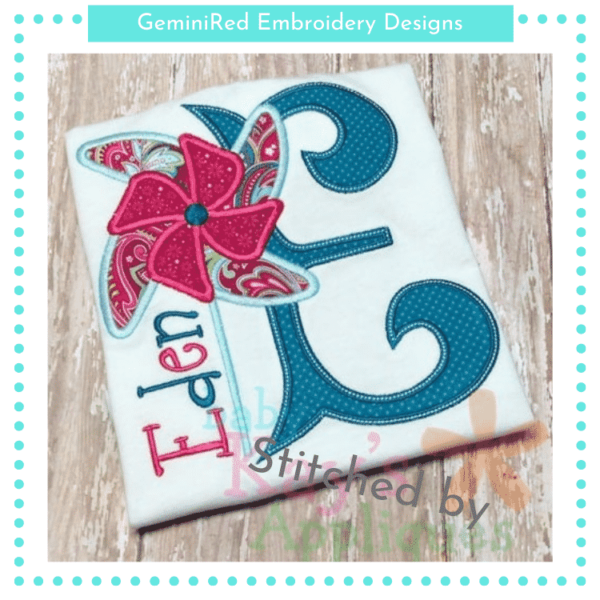 Pinwheel Alpha {Three Sizes}