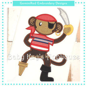 Pirate Monkey {Five Sizes}