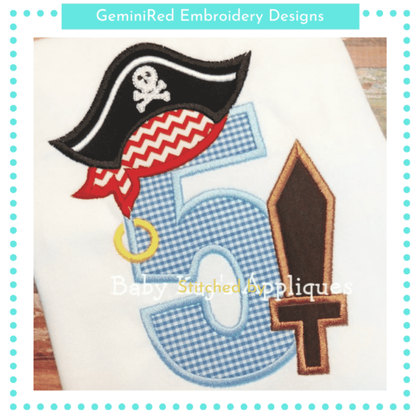 Pirate Numbers Set {Seven Sizes} - Image 3