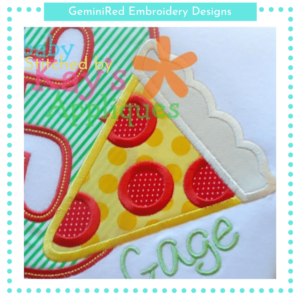 Pizza Slice {Four Sizes}
