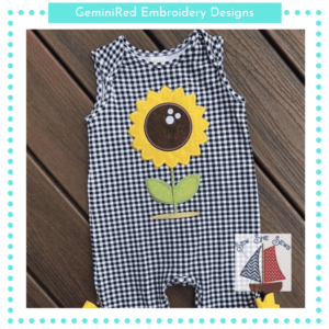 Planted Sunflower {Four Sizes}