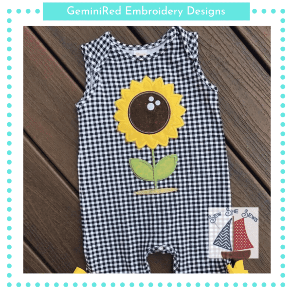 Planted Sunflower {Four Sizes}