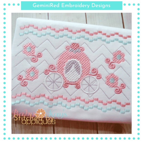 Princess Carriage Faux Smock {Three Sizes} - Image 3