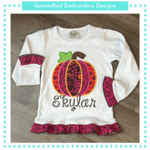 Pumpkin Appliqué {Four Sizes}